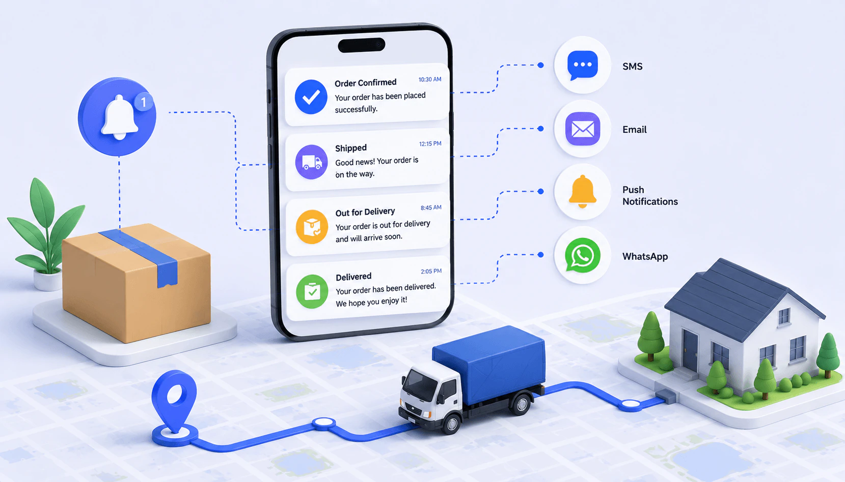 How to Send Automated Delivery Status Notifications